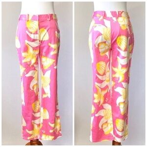 TIBI Cotton Seashell and Starfish Pants